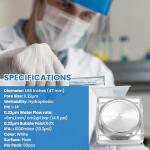 AMTAST Hydrophobic PTFE Membrane Disc Filters, 47mm