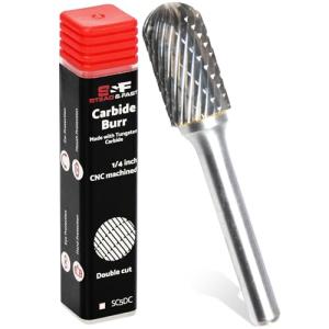 Carbide Burr with ¼” Shank - ½” Cutter