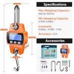 RoMech 660lb Digital Hanging Scale for Outdoors