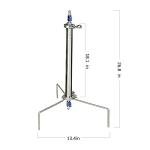 HNZXIB Closed Loop Extractor 90 Gram Stainless Steel Vacuum Chamber/Tube with Tripod Used to Extract from Plant Leaves，Closed Loop Extractor Vacuum Chamber Tube Closed Loop Extraction System