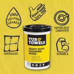 Tub O Towels Heavy-Duty Multi-Surface Cleaning Wipes