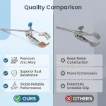 Zinc Alloy Adjustable 4-Prong Retort Clamp