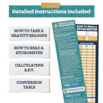 Fermentaholics Hydrometer for Homebrew Testing