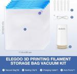 Vacuum-Sealed Filament Storage Bags with Pump Kit