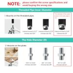 4-Inch Heavy Duty Swivel Caster Wheels Set of 4