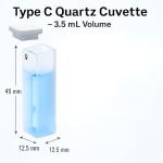 Quartz Cuvettes Set of 4, 190-2500 nm Range