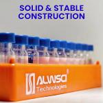 2-Pack 2ML Vial Holder Tube Rack in Orange