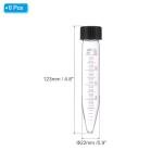 20ml Glass Centrifuge Tubes with Screw Caps, 6 Pcs