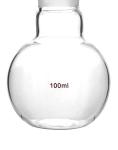 100ml Glass Boiling Flask - 2 Pack, Standard Joint