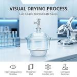 Glass Desiccators 180mm - Acid and Alkali Resistant