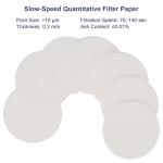 Labasics 10 Micron Quantitative Filter Paper, 100 Pcs