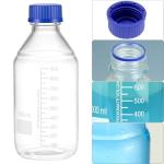 QWORK 1000ml Glass Storage Bottles, 2 Pack