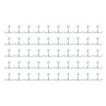 50 Pcs Stainless Steel Pinchcocks for Lab Clamping