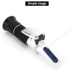 QWORK DEF Refractometer with Temperature Compensation