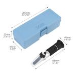 QWORK DEF Refractometer with Temperature Compensation