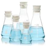 SOUJOY Borosilicate Glass Erlenmeyer Flask Set