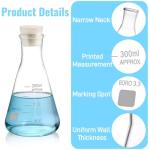 SOUJOY Borosilicate Glass Erlenmeyer Flask Set