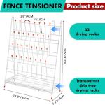Metal Test Tube Drying Rack with Drip Trays