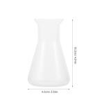 GLEAVI 6Pcs 100Ml Plastic Lab Erlenmeyer Flask Set