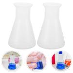 GLEAVI 6Pcs 100Ml Plastic Lab Erlenmeyer Flask Set