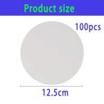12.5cm Cellulose Lab Filter Paper Circles (100 Discs)