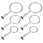 6-Pack Stainless Steel Lab Retort Support Rings