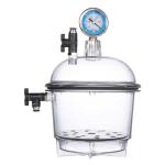 Vituord Vacuum Desiccator with Pressure Gauge and Plate