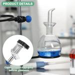 6-Pack Stainless Steel Lab Retort Support Rings