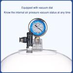 Vituord Vacuum Desiccator with Pressure Gauge and Plate