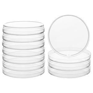 Labasics Disposable Plastic Petri Dishes, 10 Pack