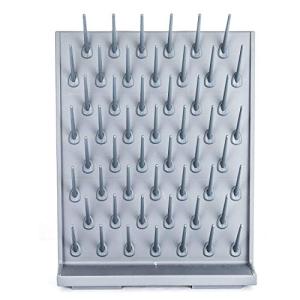 Bench-Top Glassware Drying Rack with Detachable Pegs