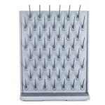 Bench-Top Glassware Drying Rack with Detachable Pegs
