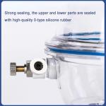 Vituord Vacuum Desiccator with Pressure Gauge and Plate