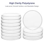 Labasics Disposable Plastic Petri Dishes, 10 Pack