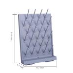 Bench-Top Glassware Drying Rack with Detachable Pegs