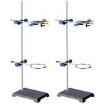 Lab Stand Set with Burette Clamp and Boss Heads