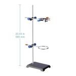 Lab Stand Set with Burette Clamp and Boss Heads