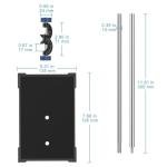 Lab Stand Set with Burette Clamp and Boss Heads