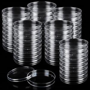 160 Pack Sterile Petri Dishes with Lids
