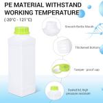 34oz Wide Mouth Plastic Lab Reagent Bottles