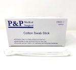 Sterile Cotton Tipped Applicator 6" by P&P MEDICAL SURGICAL Box of 100