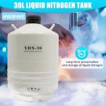 30L Aluminum Liquid Nitrogen Tank with Sleeve