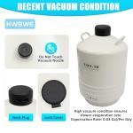 30L Aluminum Liquid Nitrogen Tank with Sleeve