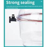 COYEUX 250MM Acrylic Vacuum Desiccator with Valves