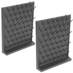 Pinelicorn 52-Peg Lab Drying Rack - Grey
