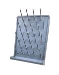 YTFLOT Wall-Mount Lab Drying Rack with 27 Pegs