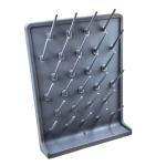YTFLOT Wall-Mount Lab Drying Rack with 27 Pegs