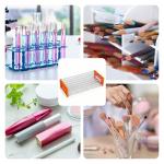 5-Count Detachable Orange Plastic Test Tube Rack