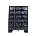 YTFLOT Wall-Mount Lab Drying Rack with 27 Pegs