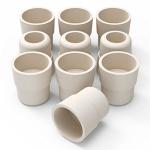 stonylab Rubber Stopper, 24# Natural Rubber Septum Stopper Fit for 24/40, 24/29 Outer Joint Lab Glassware, Sleeve Type, Pack of 10